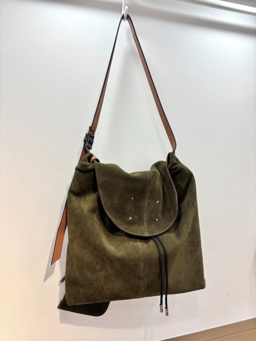 Maison Margiela Drawstring Shoulder Tote Bag